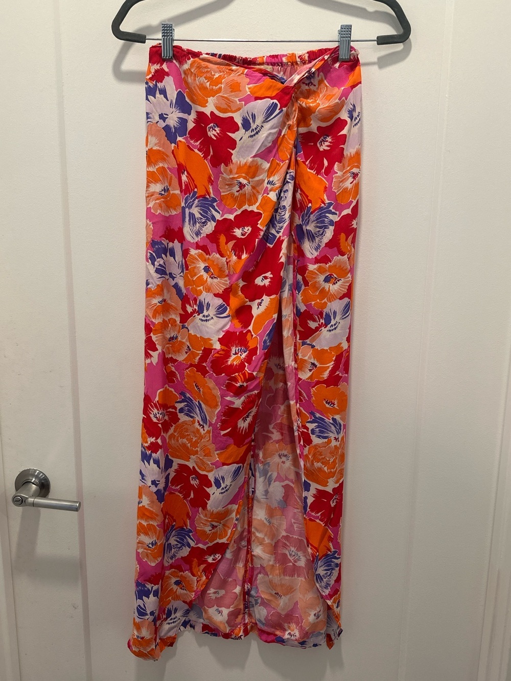 L*Space Tropical Floral Beach Coverup Maxi Skirt Small Swimwear Resortwear Vacay